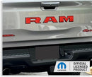 RAM Tailgate Emblem Overlay Decal   - 2019-2026 Ram 1500 Rebel