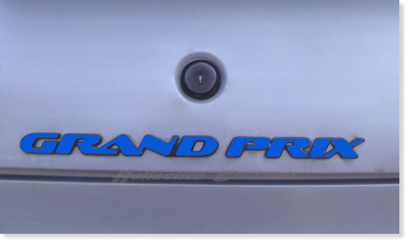 Door and Trunk Badge Overlays set of 3 - 97-03 Grand Prix GT