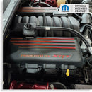 Powered by SRT Engine Cover Overlay Decals - 2015-2023 Charger Scat Pack