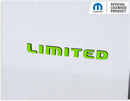 LIMITED Liftgate Emblem Overlay Decal - 2026 Jeep Cherokee Limited