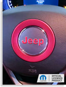 Steering Wheel Emblem Overlay Decal   - 14-23 Cherokee