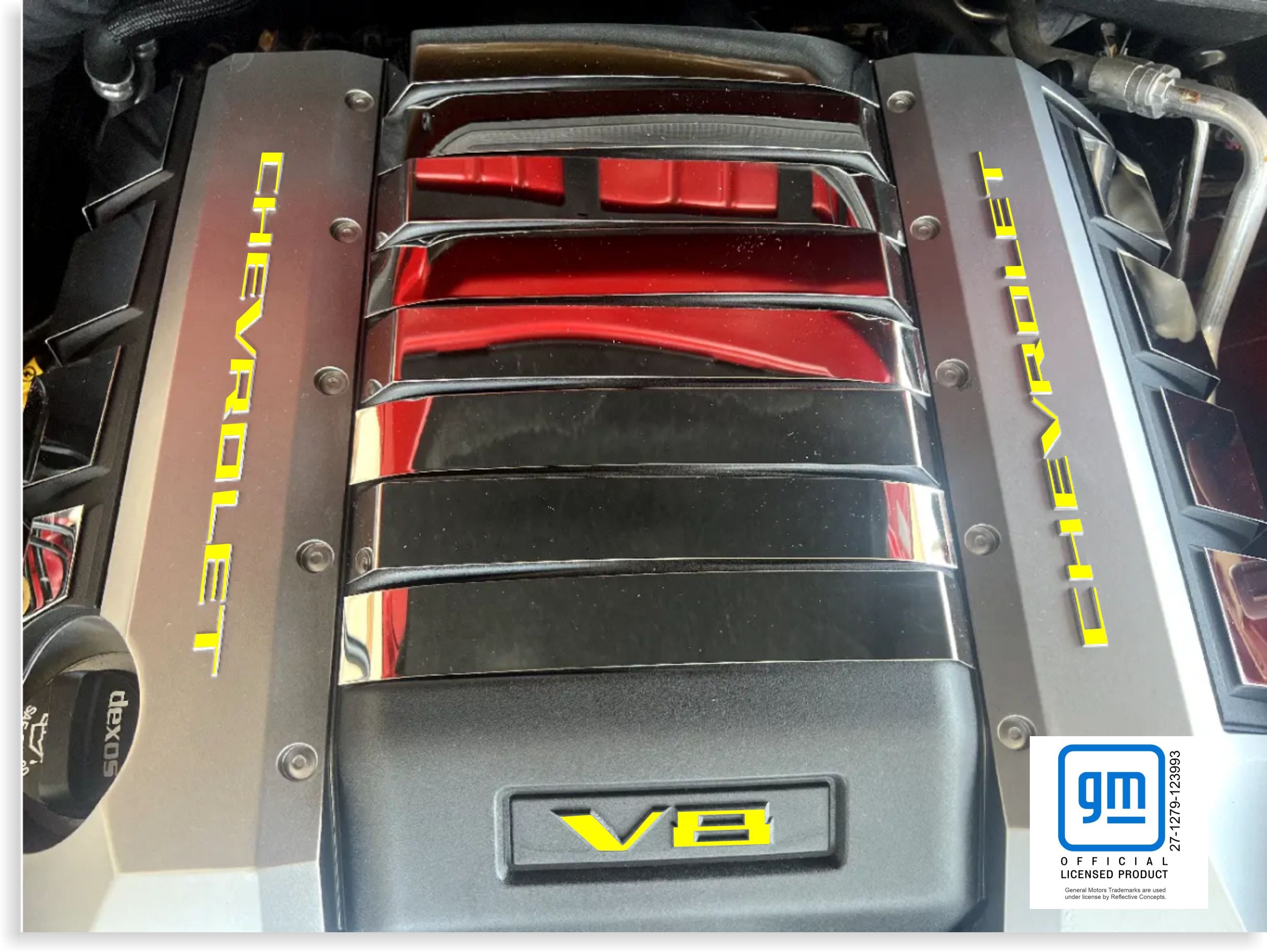Buy Engine Cover Overlay Decals | Chevrolet Vinyl Decals