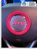 Steering Wheel Emblem Overlay Decal   - 11-21 Grand Cherokee