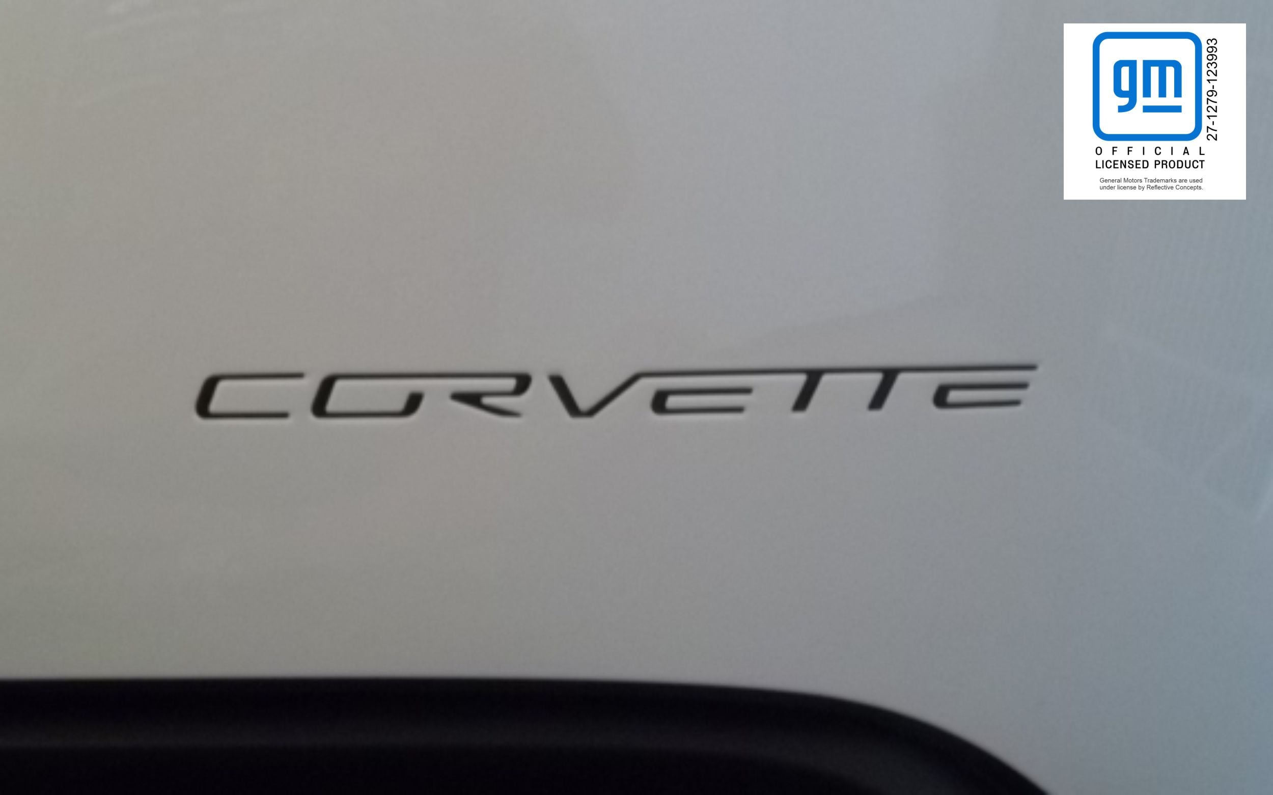 Rear Inlay Custom Letter Stickers | C6 Corvette Decals
