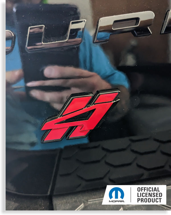 4 Rhombi - Liftgate Emblem Overlay Decal - 2018-2026 Durango AWD