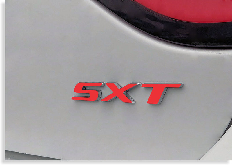 SXT Trunk Emblem Overlay Decal  - Dodge Charger SXT