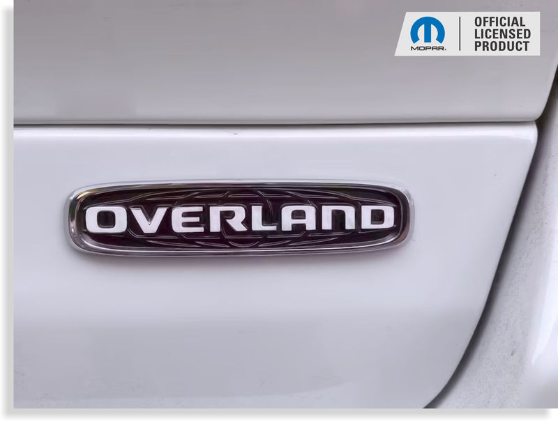 OVERLAND Emblem Overlay Decal - 2022-2025 Grand Cherokee Overland