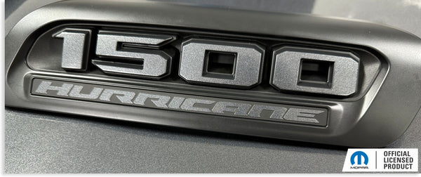 1500 HURRICANE Hood Emblem Overlay Decals - 2026 Ram 1500