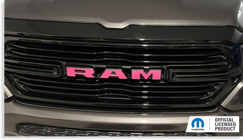 RAM Grille Emblem Overlay Decal   - 2019-2024 Ram 1500