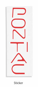 Front Inlay Lettering Decal - 04-08 Grand Prix