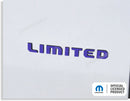 LIMITED Liftgate Emblem Overlay Decal - 2026 Jeep Cherokee Limited