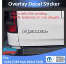 REBEL Emblem Inlay Decal - 2023-2026 Ram 2500 Rebel