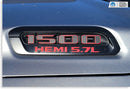 1500 HEMI 5.7L Hood Emblem Overlay Decals