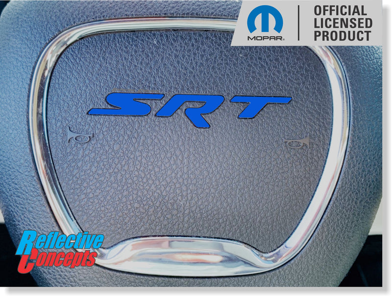 SRT Steering Wheel Emblem Overlay Decal   - 15-23 Challenger SRT