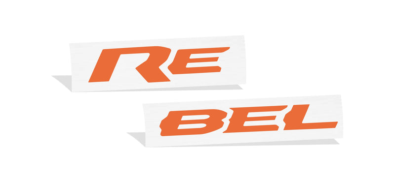 REBEL Tailgate Emblem Inlay Decal   - 2015-2018 Ram Rebel