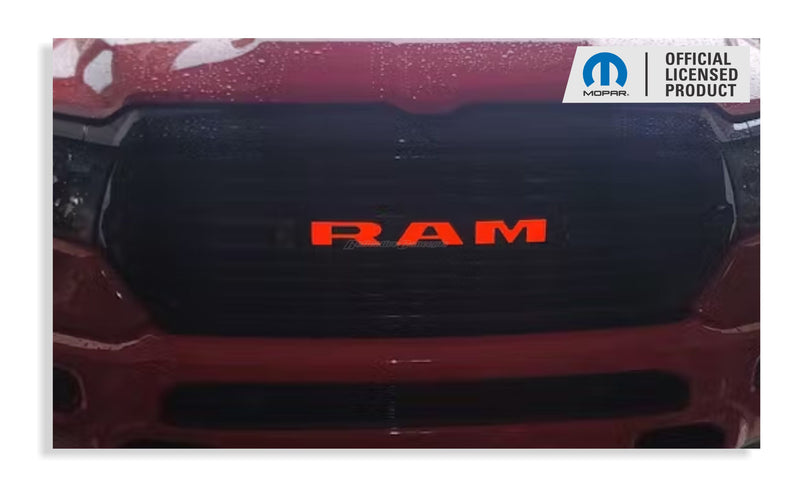 RAM Grille Emblem Overlay Decal   - 2019-2024 Ram 1500