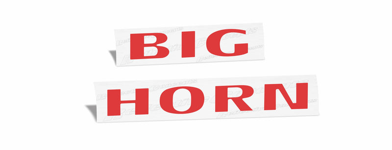 BIG HORN Tailgate Emblem Overlay Decals   - 2019  Ram Big Horn Classic