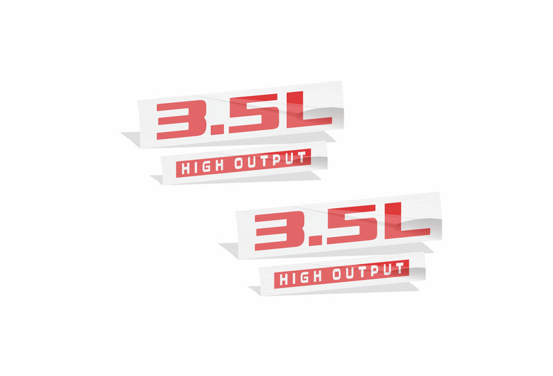 3.5L Emblem Overlay Decals - Dodge Charger