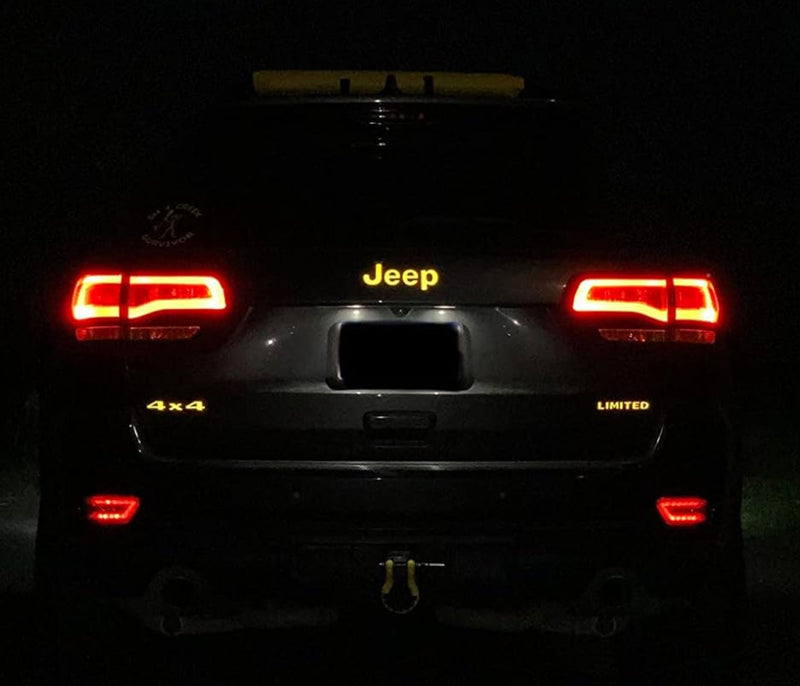 Jeep Emblem Overlay Decals   - 2014-2021 Grand Cherokee