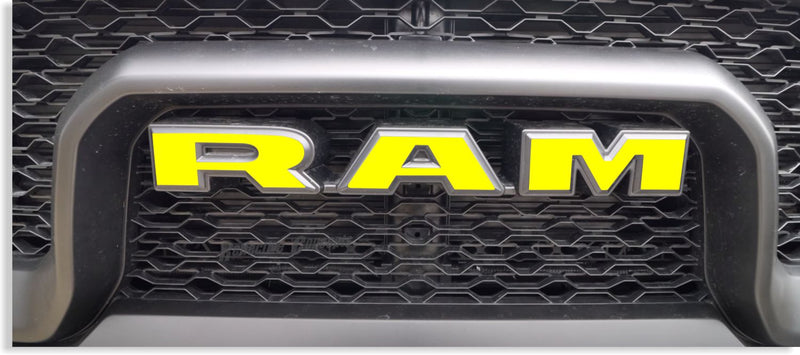 RAM Grille Emblem Overlay Decal   - 2023 Ram 2500 Rebel