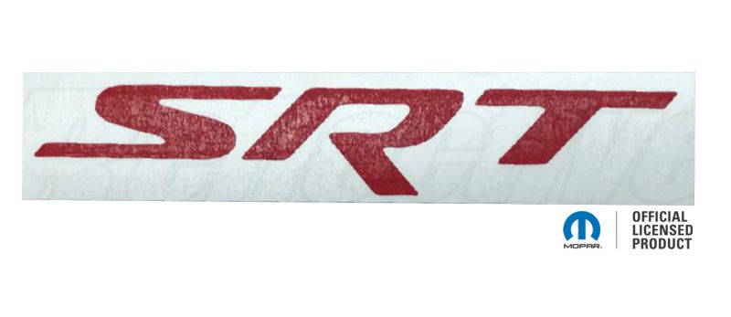 SRT Grille Emblem Overlay Decal  - 2008-2014 Challenger SRT8