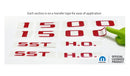 1500 SST H.O. Hood Emblem Overlay Decals - 2025 Ram 1500 High Output Hurricane
