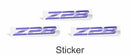 Z28 Badge Overlay Decals (set of 3) - 93-02 Camaro Z28