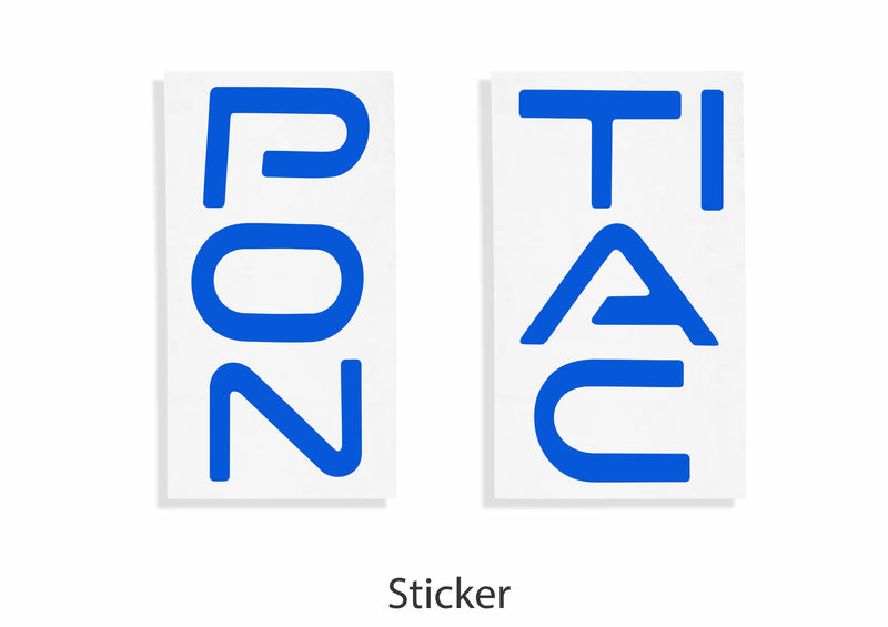 97-03 Grand Prix | Front Plate Lettering Inlay Decal