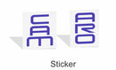 Front Lettering Inlay Decal - 93-02 Camaro