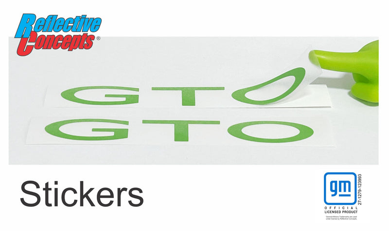 Fuel Rail Cover Lettering Overlay Decal  - 04-06 GTO