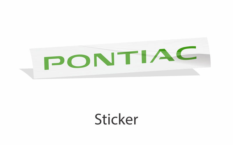 PONTIAC Emblem Overlay Decal - 2008-2009 G8