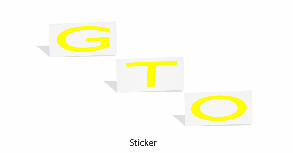 Buy GTO Rear Inlay Decal | GTO Decals | Reflective Concepts