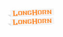 LONGHORN Emblem Overlay Decal Stickers   - 2019-2026 Ram 1500 Limited Longhorn