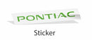 PONTIAC Emblem Overlay Decal - Pontiac G5