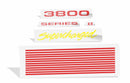 96-03 Bonneville SSEI Engine Cover Overlay Decals
