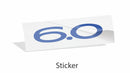 6.0 Emblem Overlay Decal - 05-06 GTO