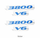 3800 V6 Badge Overlay Decal - 97-99 Grand Prix