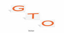 Rear Lettering Inlay Decal - GTO