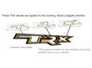 TRX Tailgate Emblem Overlay Decal   - 2021-2024 Ram TRX