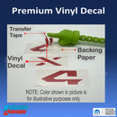 4x4 Emblem Overlay Decal - 2019-2026 Ram 1500, 2500, 3500