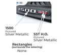 1500 SST H.O. Sport Performance Hood Emblem Overlay Decals - 2025 Limited