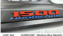 1500 Hurricane Sport Performance Hood Emblem Overlay Decals - 2026 Laramie and Rebel
