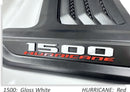 1500 Hurricane Sport Performance Hood Emblem Overlay Decals - 2026 Laramie and Rebel