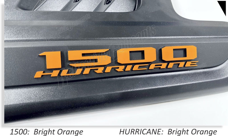 1500 Hurricane Sport Performance Hood Emblem Overlay Decals - 2026 Laramie and Rebel