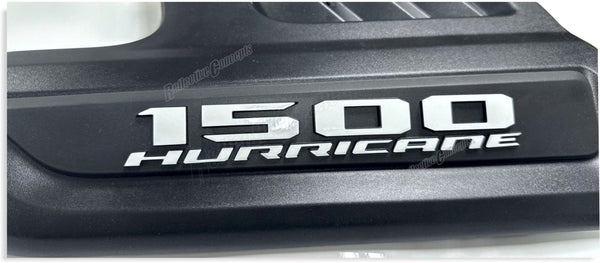 1500 Hurricane Sport Performance Hood Emblem Overlay Decals - 2026 Laramie and Rebel