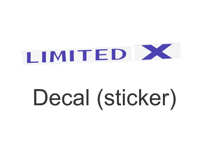 LIMITED X Emblem Overlay Decal - 19-21 Grand Cherokee Limited X