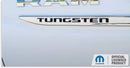 TUNGSTEN Door Molding Lettering Inlay Decals - 2025-2026 Ram 1500 Tungsten