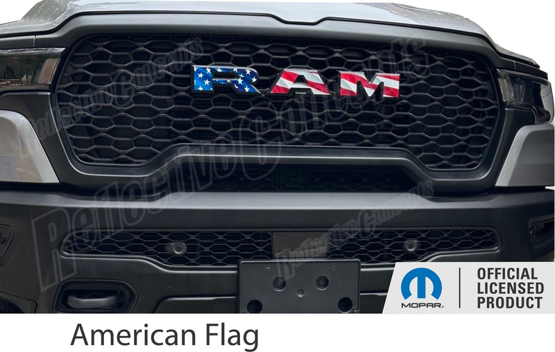 RAM Grille Emblem Overlay Decal   - 2025 Ram 1500