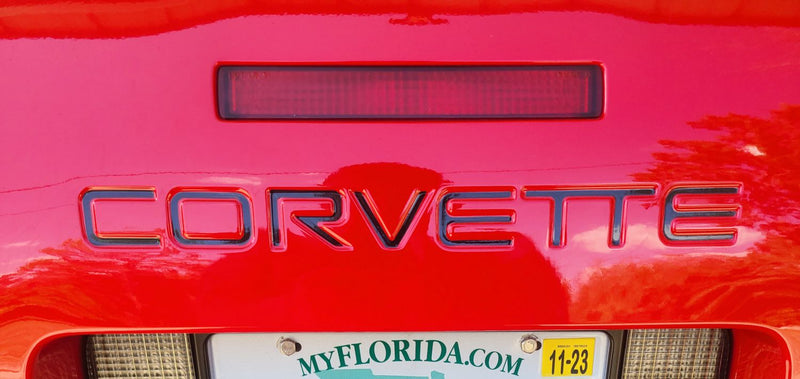 Corvette Lettering Inlay Decals - C4 (91-96) Corvette
