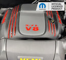 5.7L V8 Engine Cover Letter Overlays - 11-24 Durango R/T